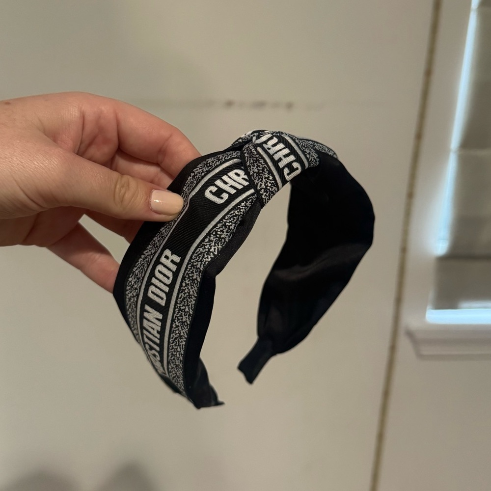 Christian Dior Black Headband